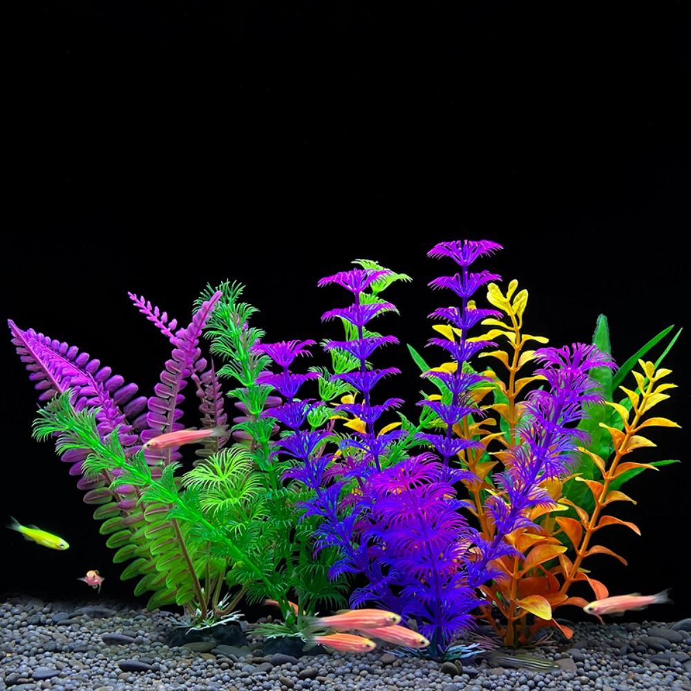 Fish Tank Ornament Plant Aquar - Planted Aquarium Bowl ulasan dan harga