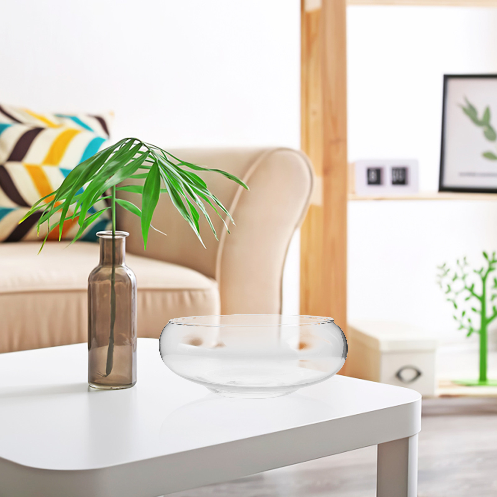 Glass Hydroponic Flower Vase B - Planted Aquarium Bowl ulasan dan harga
