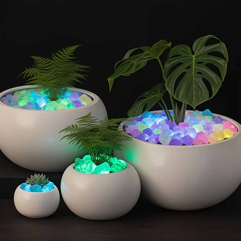 300PCS Luminous Pebble Set,0.9 - Planted Aquarium Supplies ulasan dan harga