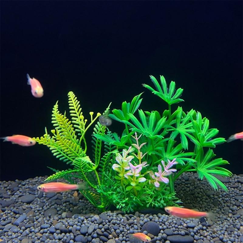 Artificial Aquarium Decoration - Planted Aquarium Best Fish ulasan dan harga