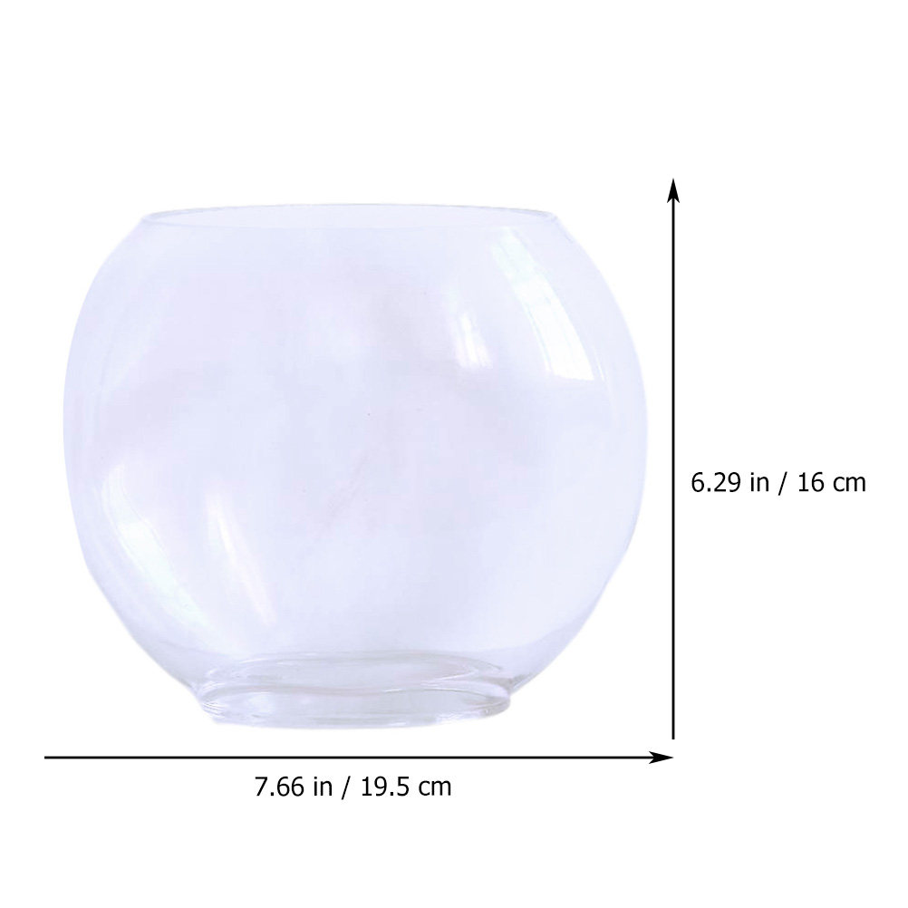Elegant Glass Aquarium Tank Cr - Planted Aquarium Bowl ulasan dan harga