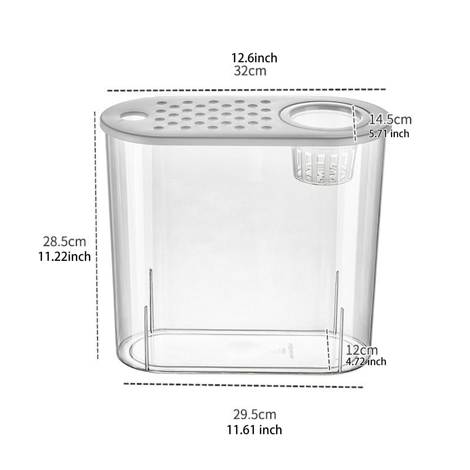 Office Desktop Fish Tank Aquar - Planted Aquarium Bowl ulasan dan harga