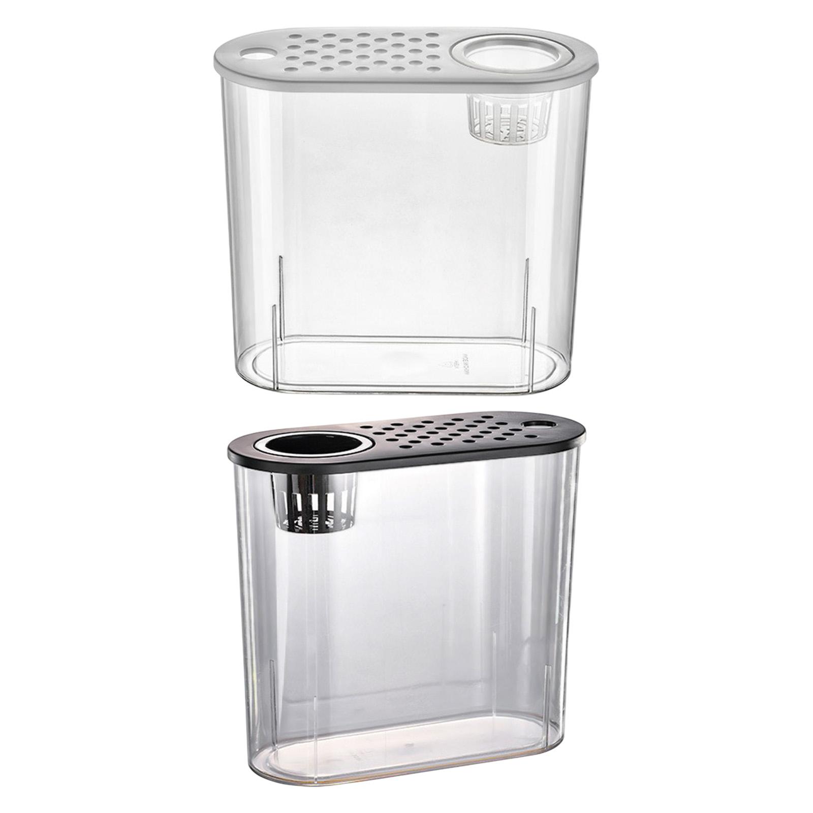 Office Desktop Fish Tank Aquar - Planted Aquarium Bowl ulasan dan harga