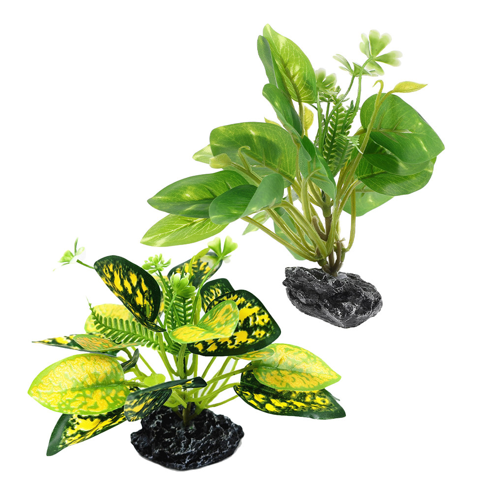 2Pcs Water Plant Bonsai Fake P - Planted Aquarium Maintenance ulasan dan harga