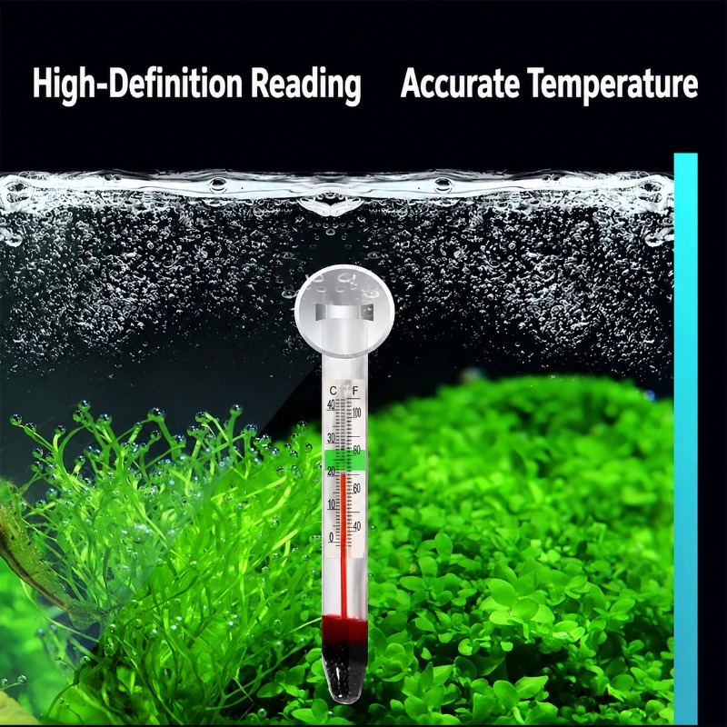 Aquarium Glass Thermometer wit - Planted Aquarium Water Temperature ulasan dan harga