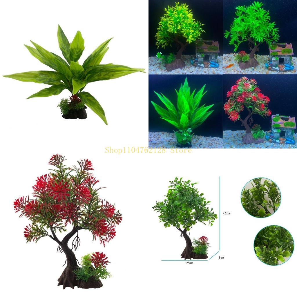 Aquarium Plant Decor Artificia - Planted Aquarium Best Fish ulasan dan harga