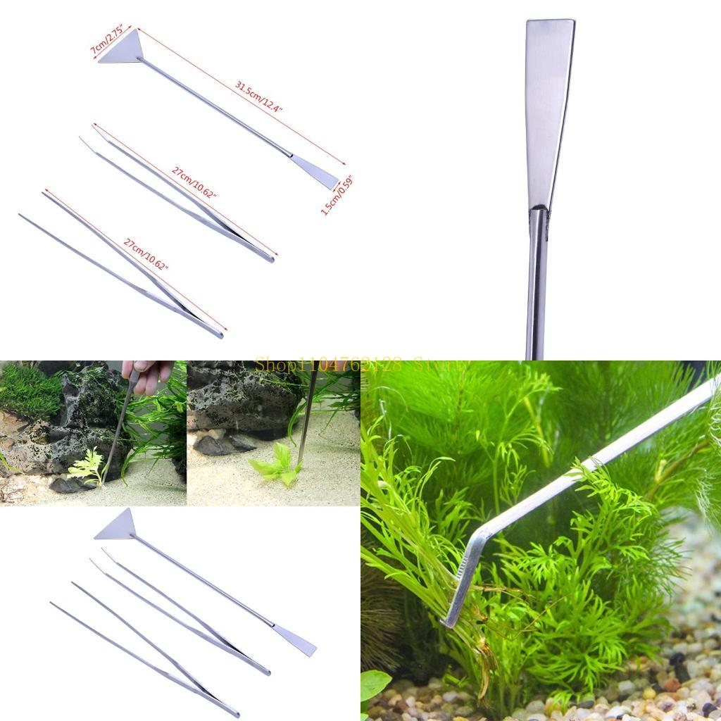 3-Piece Aquarium Tool Kit Stai - Planted Aquarium Best Fish ulasan dan harga