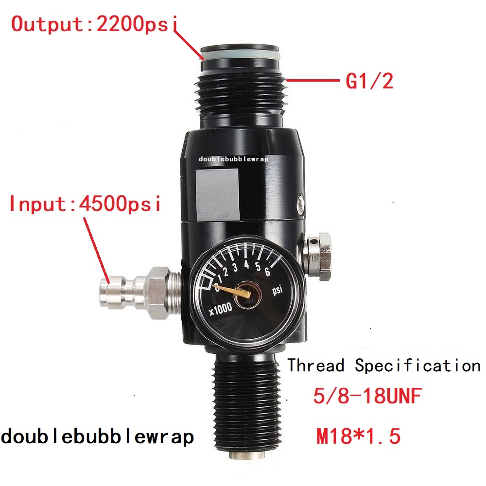 Regulator Valve 5/8-18UNF or M - Planted Aquarium Supplies ulasan dan harga