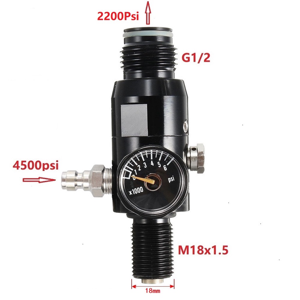Regulator Valve 5/8-18UNF or M - Planted Aquarium Supplies ulasan dan harga