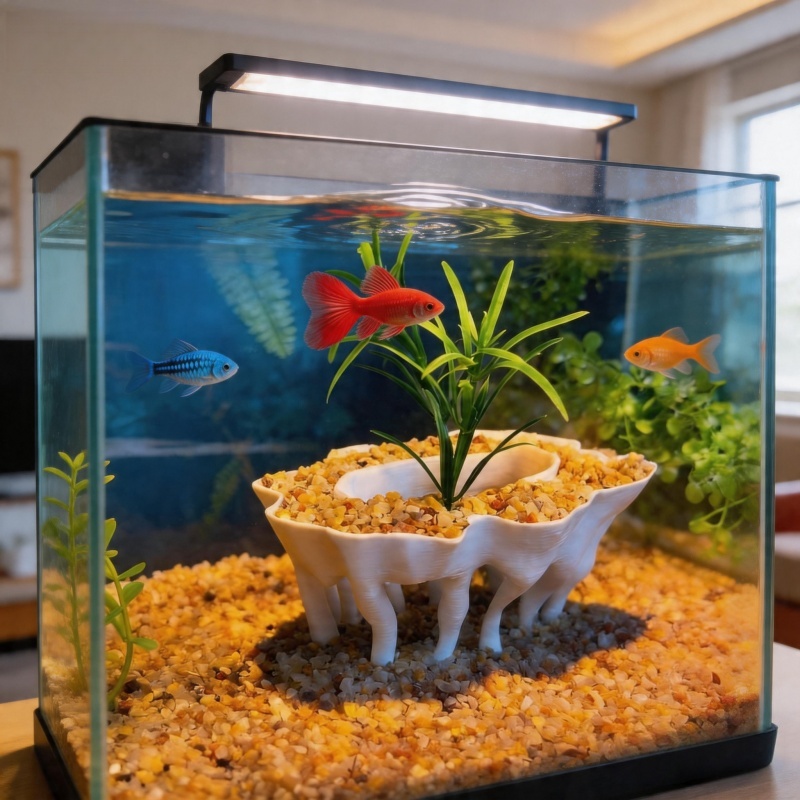 3D printed aquarium plants in  - Aquarium Planted Soil ulasan dan harga